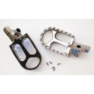 Podnóżek kierowcy JR Suzuki RMZ 250 07-09 RMZ 450 05-07 aluminiowy szaro-stalowy 2 szt. (L13A301GP) Podnóżek kierowcy JR Suzuki RMZ 250 07-09 RMZ 450 05-07 aluminiowy szaro-stalowy 2 szt. (L13A301GP)