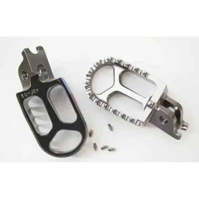 Podnóżki aluminiowe cross enduro JR Kawasaki KXF 250 450 06-14 stalowy (L13A201GP) Podnóżki aluminiowe cross enduro JR Kawasaki KXF 250 450 06-14 stalowy (L13A201GP)