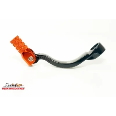 Dźwignia zmiany biegów aluminiowa Accel KTM SX SX-F EXC czarno-pomarańczowa (SCL751253OR)