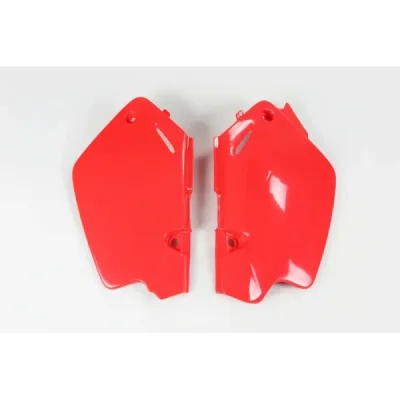 Komplet plastikowych osłon bocznych tylnych UFO Honda CR 80R czerwony (HO03626070)