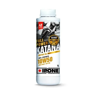 Olej silnikowy Full Power Katana MA2 10W50 ester syntetyk 1L - Ipone Olej silnikowy Full Power Katana MA2 10W50 ester syntetyk 1L - Ipone