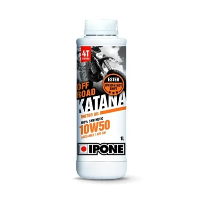 Olej silnikowy Katana MA2 10W50 ester syntetyk 1L off road - Ipone