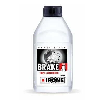 Płyn hamulcowy Brake Fluid DOT 4 100% syntetyk 500ml zgodny również z DOT 3 - Ipone Płyn hamulcowy Brake Fluid DOT 4 100% syntetyk 500ml zgodny również z DOT 3 - Ipone