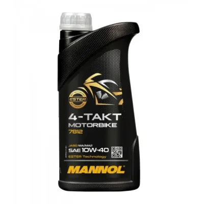 Olej silnikowy 4T Motorbike MA2 API SN 10W40 ester syntetyk 1L - Mannol