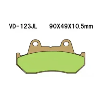 Klocki hamulcowe Vesrah (FA69/2HH) (VD-123/2JL) Klocki hamulcowe Vesrah (FA69/2HH) (VD-123/2JL)