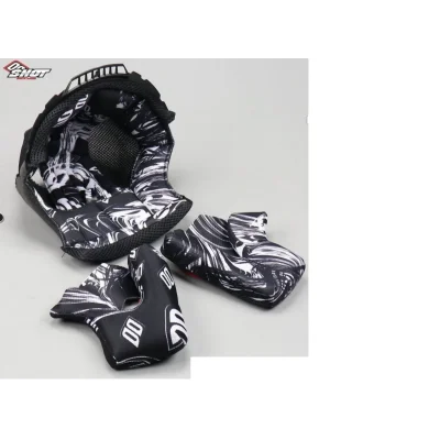 Wyściółka do kasku Furious z policzkami XL komplet - Shot Racing