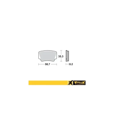 Klocki hamulcowe ProX tył KTM SX-XC 450 505 525 ATV 08-11 (37.227102) Klocki hamulcowe ProX tył KTM SX-XC 450 505 525 ATV 08-11 (37.227102)