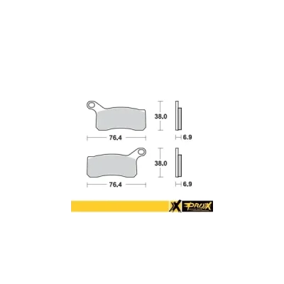 Klocki hamulcowe ProX przód KTM SX XC 450 505 525 ATV 08-12 (37.217102) Klocki hamulcowe ProX przód KTM SX XC 450 505 525 ATV 08-12 (37.217102)