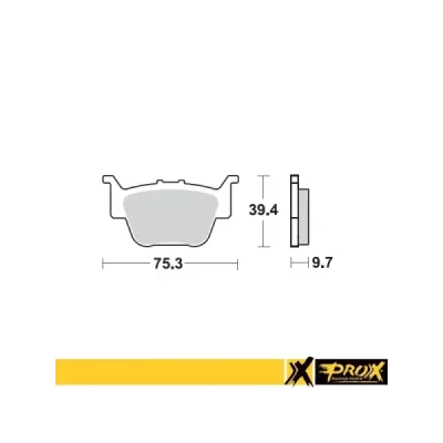 Klocki hamulcowe ProX tył Honda TRX 450 R 04-14 (37.208502) Klocki hamulcowe ProX tył Honda TRX 450 R 04-14 (37.208502)