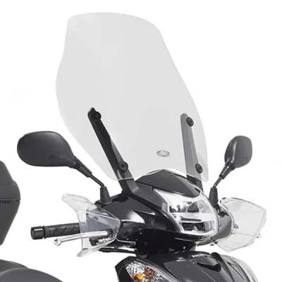 Szyba akcesoryjna Kappa  Honda SH 300i 2015-2020 51,5x49 cm przeźroczysta (KD1143ST)