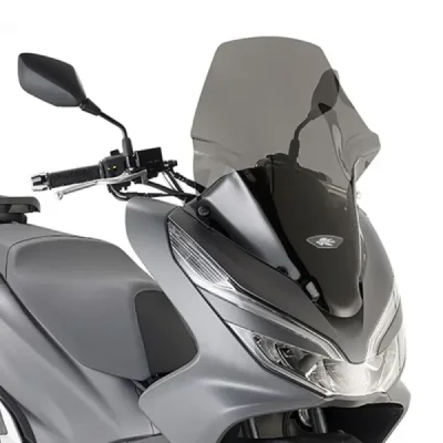 Szyba akcesoryjna Kappa  Honda PCX 125 2018-2020 60,5x43,5 cm przyciemniana (1129DK)