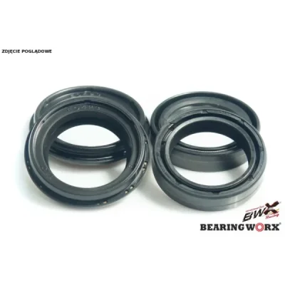 Komplet uszczelniaczy zawieszenia przód z kapturkami Bearing Worx 43x55x9,5/10,5 (FDS14958)