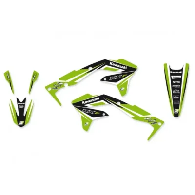 Blackbird Komplet Naklejek (Oklein) Kawasaki Kx 450F '16-'18 Dream 4 Zielony Czarny