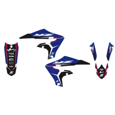 Blackbird Komplet Naklejek (Oklein) Yamaha Yz 250F '19-'23, Yz 450F '18-'22 Dream 4 Niebieski