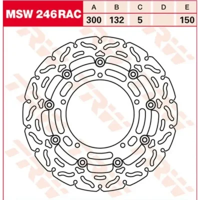 Tarcza hamulcowa (MSW246RAC) Tarcza hamulcowa (MSW246RAC)