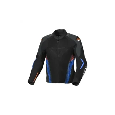 Macna Kurtka (Mesh) Novic Motorcycle Jacket Black/Blue/Orange Czarny/Niebieski Xxl