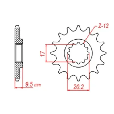Mtx Parts Zębatka Przednia 7005 13 Ktm Sx 65 '98-'18 (Jtf1906.13) (Łańc. 420) Mtx Parts Zębatka Przednia 7005 13 Ktm Sx 65 '98-'18 (Jtf1906.13) (Łańc. 420)