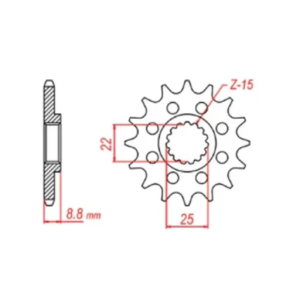Mtx Parts Zębatka Przednia 1248 13 Ktm Sx/Exc '91-'22 (Jtf1901.13) (Łańc. 520) Mtx Parts Zębatka Przednia 1248 13 Ktm Sx/Exc '91-'22 (Jtf1901.13) (Łańc. 520)