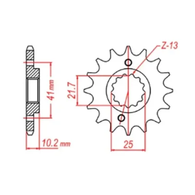 Mtx Parts Zębatka Przednia 345 15 Honda Nx 650, Fx 650, Yamaha Xt 660, Fmx (Jtf308.15) (Łańc. 520) Mtx Parts Zębatka Przednia 345 15 Honda Nx 650, Fx 650, Yamaha Xt 660, Fmx (Jtf308.15) (Łańc. 520)