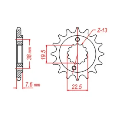 Mtx Parts Zębatka Przednia 2116 14 Suzuki Ltr 450 '06-'12, Ltz 400 '03-'13, Rmx 450 '10-'13 (Jtf1401.14) (Łańc. 520) Mtx Parts Zębatka Przednia 2116 14 Suzuki Ltr 450 '06-'12, Ltz 400 '03-'13, Rmx 450 '10-'13 (Jtf1401.14) (Łańc. 520)