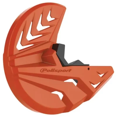 Osłona tarczy hamulcowej i przedniego zawieszenia Polisport pomarańczowa (8151600003)
