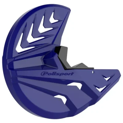 Osłona tarczy hamulcowej i przedniego zawieszenia Polisport niebiesko-czarna (8151000003) Osłona tarczy hamulcowej i przedniego zawieszenia Polisport niebiesko-czarna (8151000003)