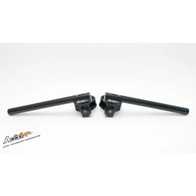 Kierownica dwuczęściowa regulowana street Accel clip-on uchwyt 55mm czarna (MH0355BK) Kierownica dwuczęściowa regulowana street Accel clip-on uchwyt 55mm czarna (MH0355BK)