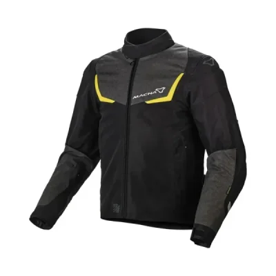 Macna Kurtka Durago Night Eye Motorcycle Jacket Black/Fluo Yellow Czarny/Żółty Fluo S Macna Kurtka Durago Night Eye Motorcycle Jacket Black/Fluo Yellow Czarny/Żółty Fluo S