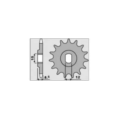 Zębatka przód Grosskopf 2240 12z KTM SX 50 09-18 rozmiar 415 4060-12 (224012G) Zębatka przód Grosskopf 2240 12z KTM SX 50 09-18 rozmiar 415 4060-12 (224012G)