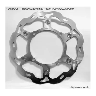 Tarcza hamulcowa Grosskopf przód Suzuki SZ37FI270 pływająca 270mm (1048270GF) Tarcza hamulcowa Grosskopf przód Suzuki SZ37FI270 pływająca 270mm (1048270GF)