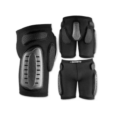 Gareth Mx Legs Spodenki Z Ochraniaczami Czarny Xl Gareth Mx Legs Spodenki Z Ochraniaczami Czarny Xl