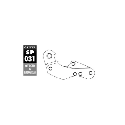 Adapter tarczy hamulcowej Galfer 260mm Yamaha WR/YZ 125 `01-07 YZF 250/426/450 '01-07 WRF 250/426/450 00-15 (SP031) Adapter tarczy hamulcowej Galfer 260mm Yamaha WR/YZ 125 `01-07 YZF 250/426/450 '01-07 WRF 250/426/450 00-15 (SP031)