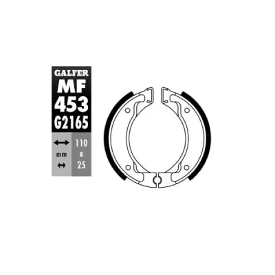 Szczęki hamulcowe Galfer SH518 (MF453G2165)