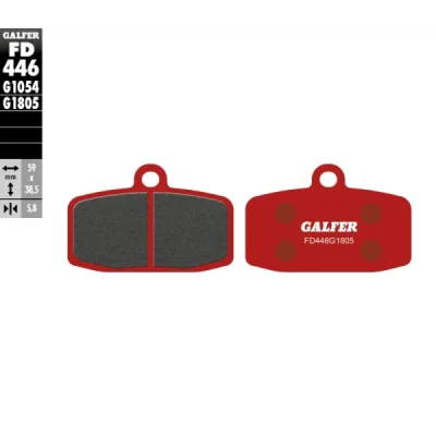 Klocki hamulcowe Galfer KH 612 (FD446G1805) Klocki hamulcowe Galfer KH 612 (FD446G1805)