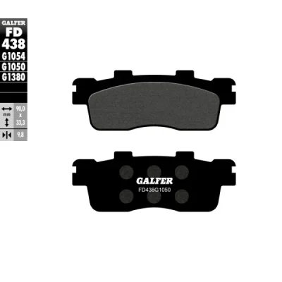 Klocki hamulcowe Galfer KH 498 (FD438G1050) Klocki hamulcowe Galfer KH 498 (FD438G1050)