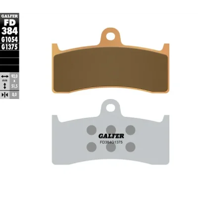 Galfer Klocki Hamulcowe Kh424 Spiek Metaliczny (Złote) Sport Galfer Klocki Hamulcowe Kh424 Spiek Metaliczny (Złote) Sport
