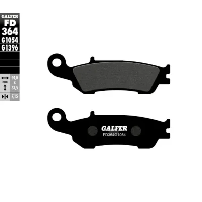 Klocki hamulcowe Galfer KH 450 (FD364G1054) Klocki hamulcowe Galfer KH 450 (FD364G1054)