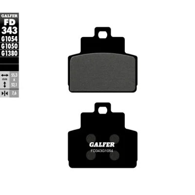 Klocki hamulcowe Galfer KH 425 (FD343G1054) Klocki hamulcowe Galfer KH 425 (FD343G1054)