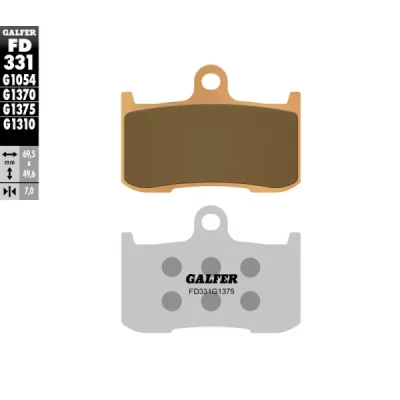 Klocki hamulcowe Galfer KH 347 (FD331G1375) Klocki hamulcowe Galfer KH 347 (FD331G1375)