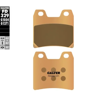 Klocki hamulcowe Galfer KH 348 (FD329G1371) Klocki hamulcowe Galfer KH 348 (FD329G1371)