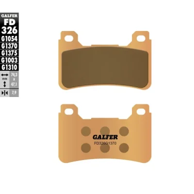 Klocki hamulcowe Galfer KH 390 (FD326G1370) Klocki hamulcowe Galfer KH 390 (FD326G1370)