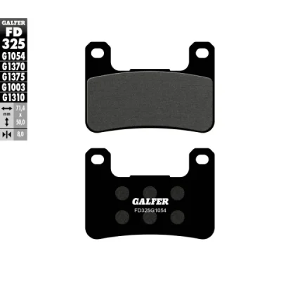 Klocki hamulcowe Galfer KH 379 (FD325G1054) Klocki hamulcowe Galfer KH 379 (FD325G1054)