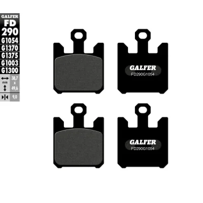 Klocki hamulcowe Galfer KH 369/4 (FD290G1054) Klocki hamulcowe Galfer KH 369/4 (FD290G1054)