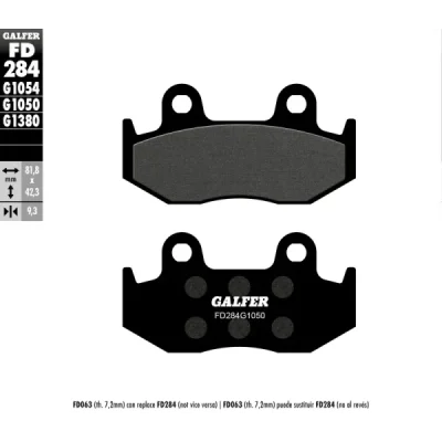 Klocki hamulcowe Galfer KH 323 (FD284G1050) Klocki hamulcowe Galfer KH 323 (FD284G1050)