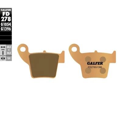 Klocki hamulcowe Galfer KH 346 (FD278G1396) Klocki hamulcowe Galfer KH 346 (FD278G1396)