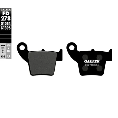 Klocki hamulcowe Galfer KH 346 (FD278G1054) Klocki hamulcowe Galfer KH 346 (FD278G1054)