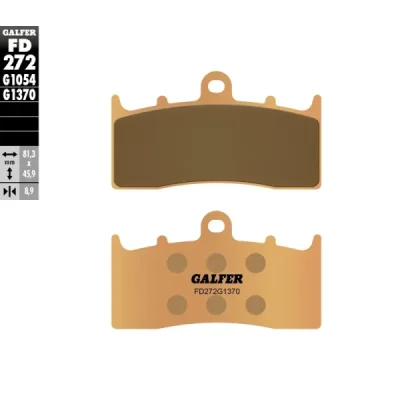 Klocki hamulcowe Galfer KH 294 / KH613 (FD272G1370) Klocki hamulcowe Galfer KH 294 / KH613 (FD272G1370)