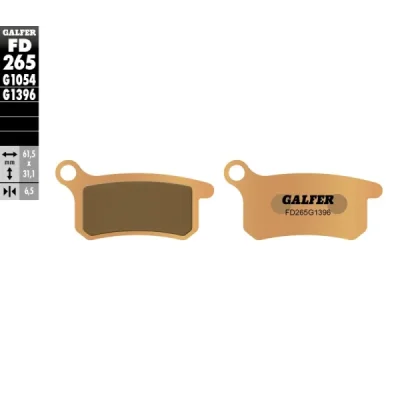 Klocki hamulcowe Galfer KH 357 (FD265G1396) Klocki hamulcowe Galfer KH 357 (FD265G1396)