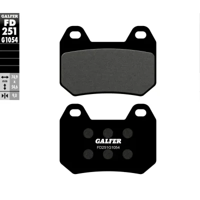 Klocki hamulcowe Galfer KH 304 FD251G1054 - FD251G1054 Klocki hamulcowe Galfer KH 304 FD251G1054 - FD251G1054