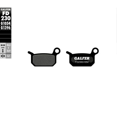 Klocki hamulcowe Galfer KH 325 (FD230G1054) Klocki hamulcowe Galfer KH 325 (FD230G1054)